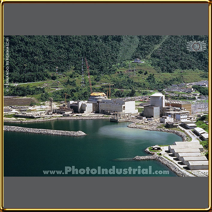 Nuclear Power Plant construction in Angra dos Reis, Rio de Janeiro, Brazil.