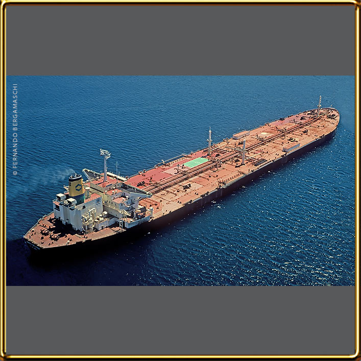 tanker Barao de Maua aerial photo in Angra dos Reis, Rio de Janeiro
